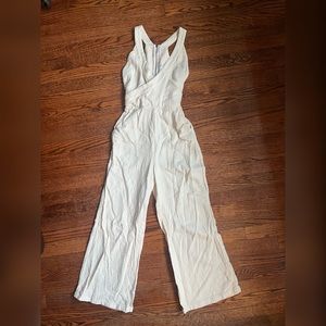 SOLD. Anthropologie Linen Jumpsuit.
